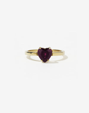 Heart Jewel Ring | 9ct Solid Gold