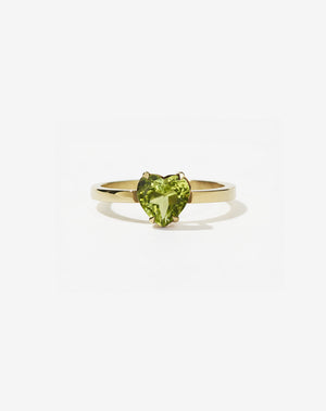 Heart Jewel Ring | 9ct Solid Gold