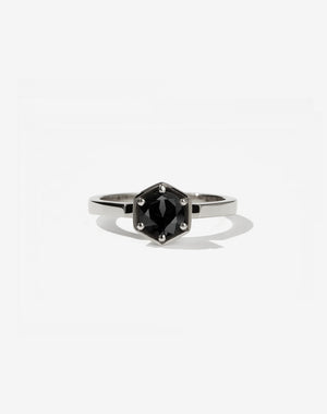Hexagon Solitaire 0.6ct | 9ct White Gold
