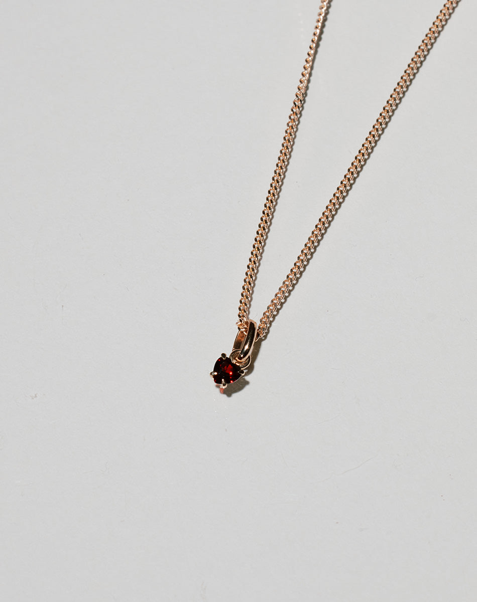 Micro Heart Jewel Necklace | 23k Gold Plated