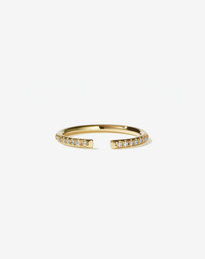 Paloma Band Pave | 18ct Yellow Gold