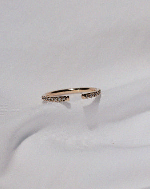 Paloma Band Pave | 18ct Yellow Gold