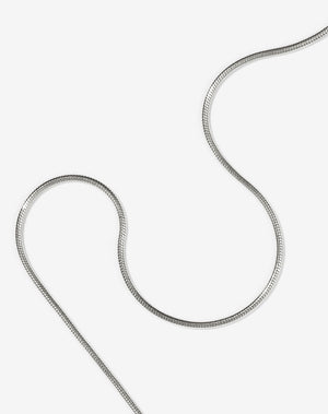 Snake Chain Necklace | Sterling Silver