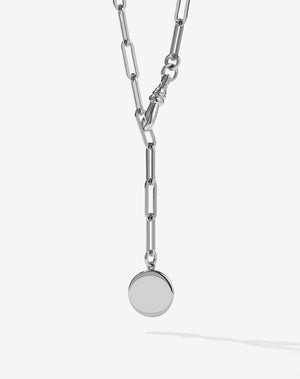 Solaire Paperclip Necklace | Sterling Silver