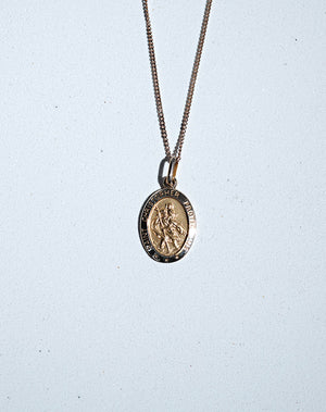 St Christopher Necklace | 9ct Solid Gold