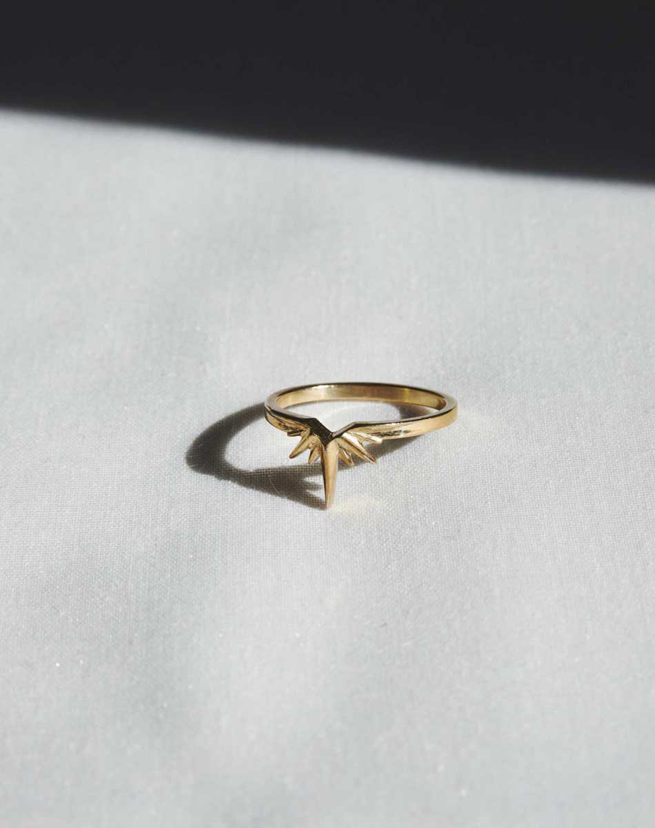 Starburst Band | 18ct Yellow Gold