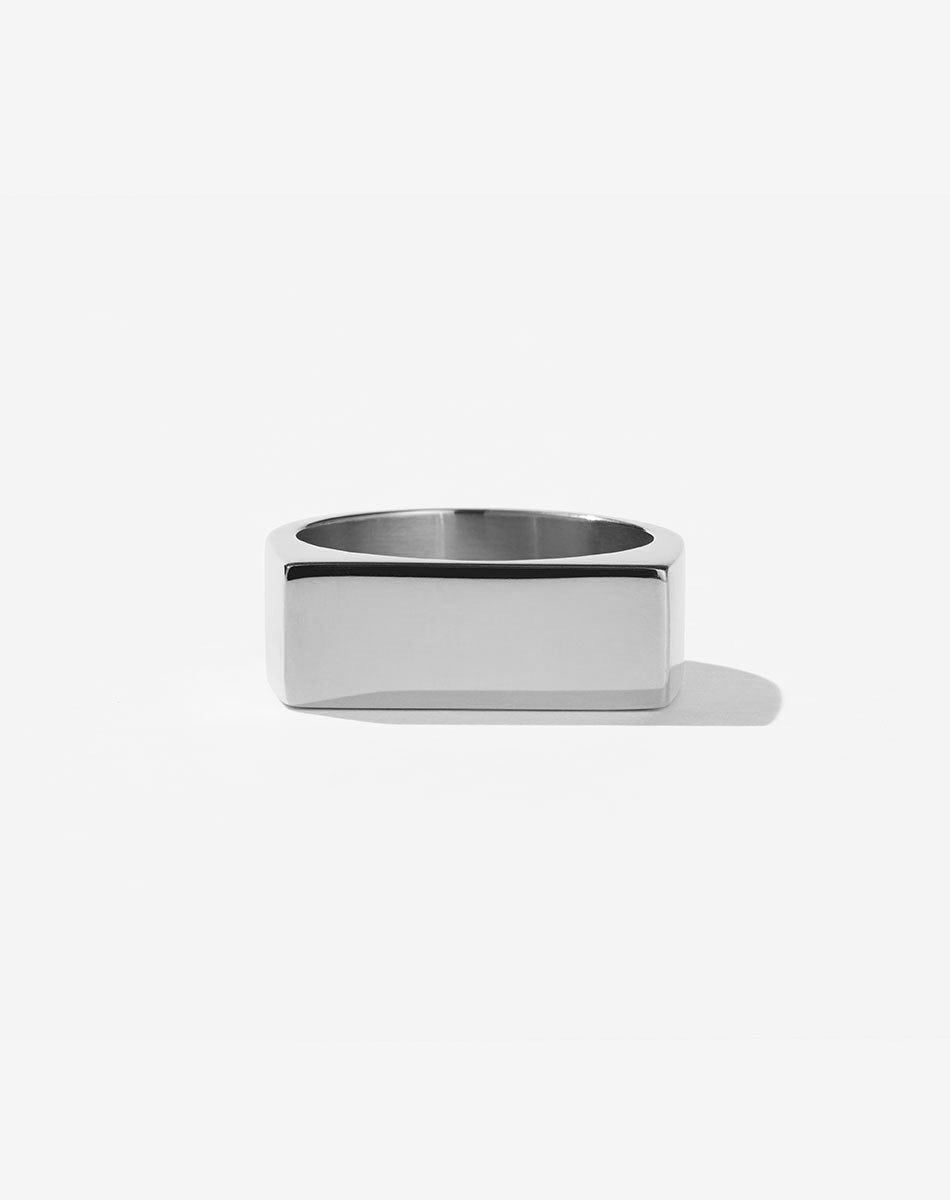 Wilshire Signet Ring | Sterling Silver