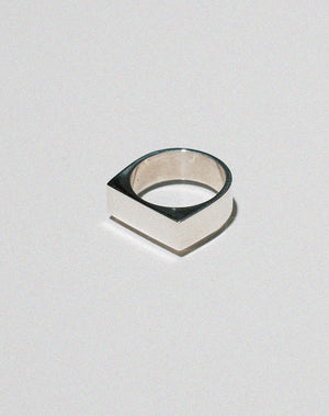 Wilshire Signet Ring | Sterling Silver